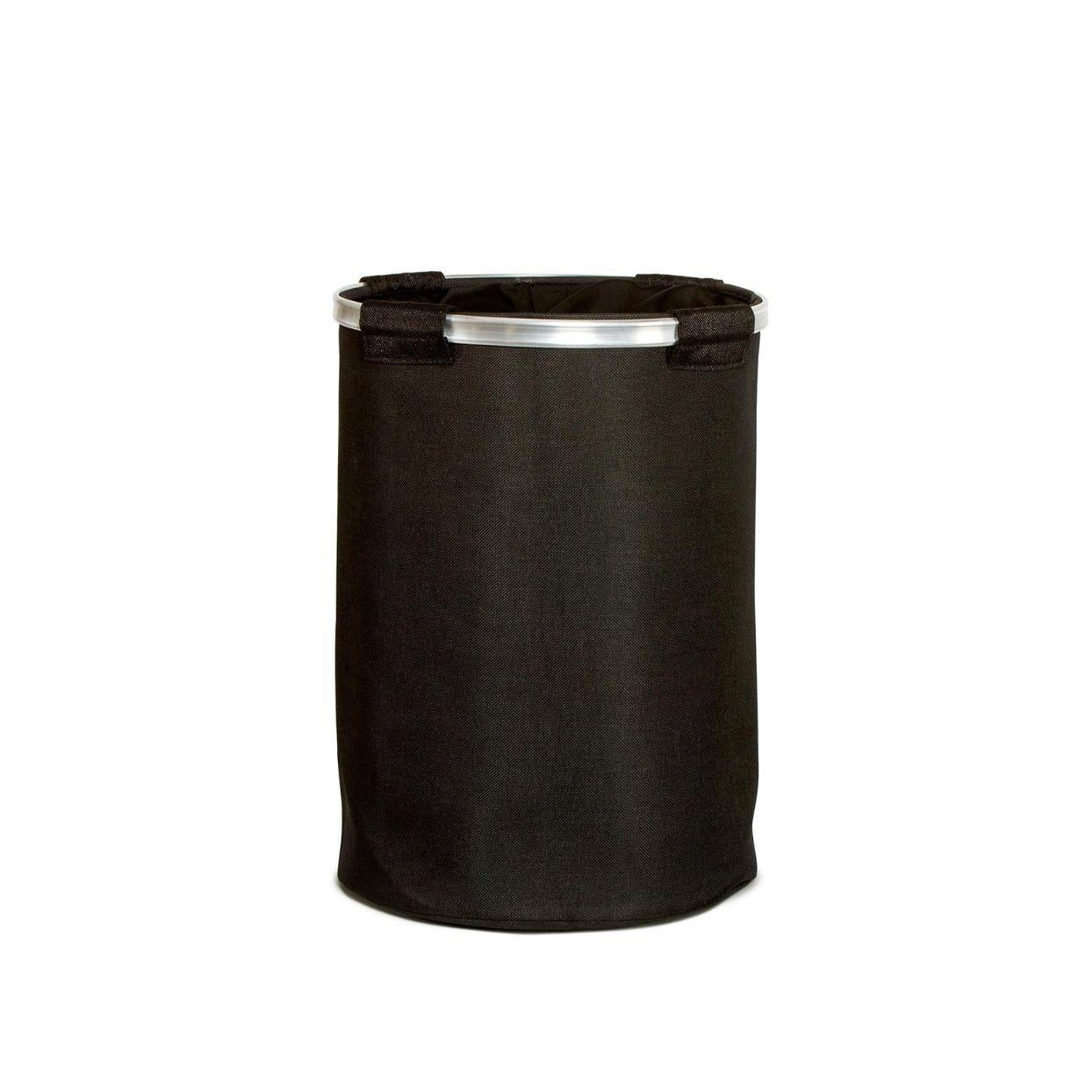 Cesto para la ropa de tela negro moderno