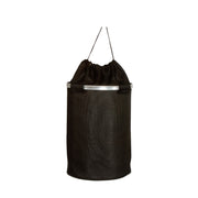 Modern black fabric laundry basket