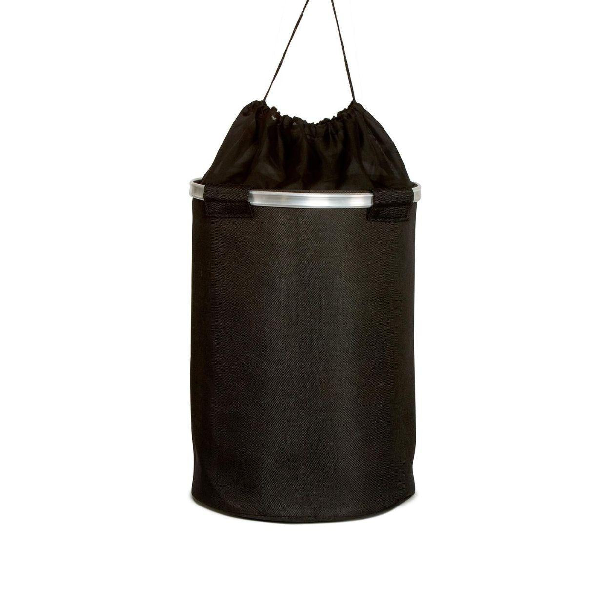 Cesto para la ropa de tela negro moderno