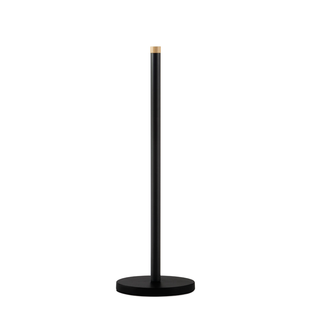 Nordic black metal toilet paper holder