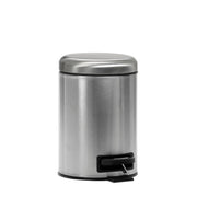 Modern metal bathroom waste bin