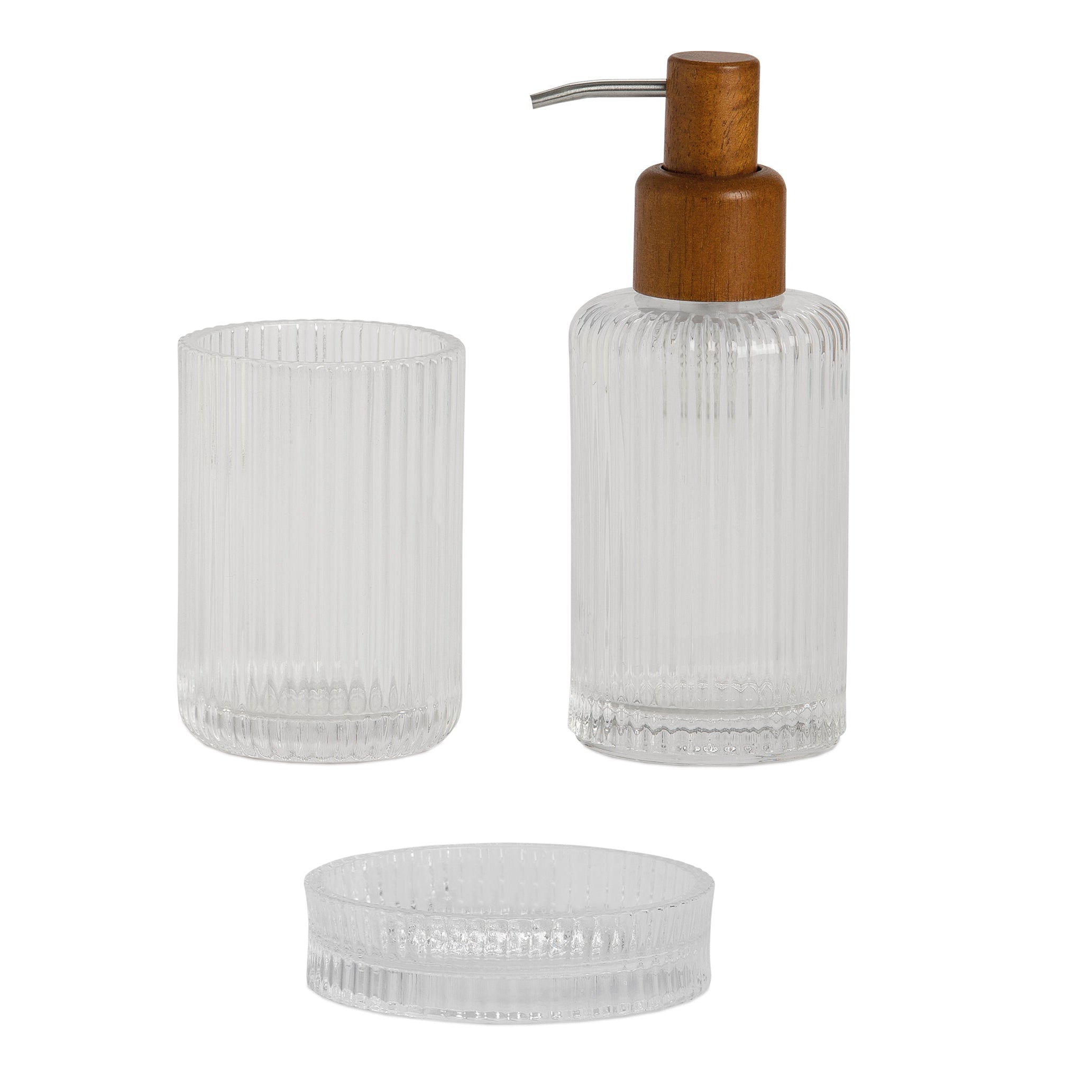 Classic glass bathroom toothbrush holder
