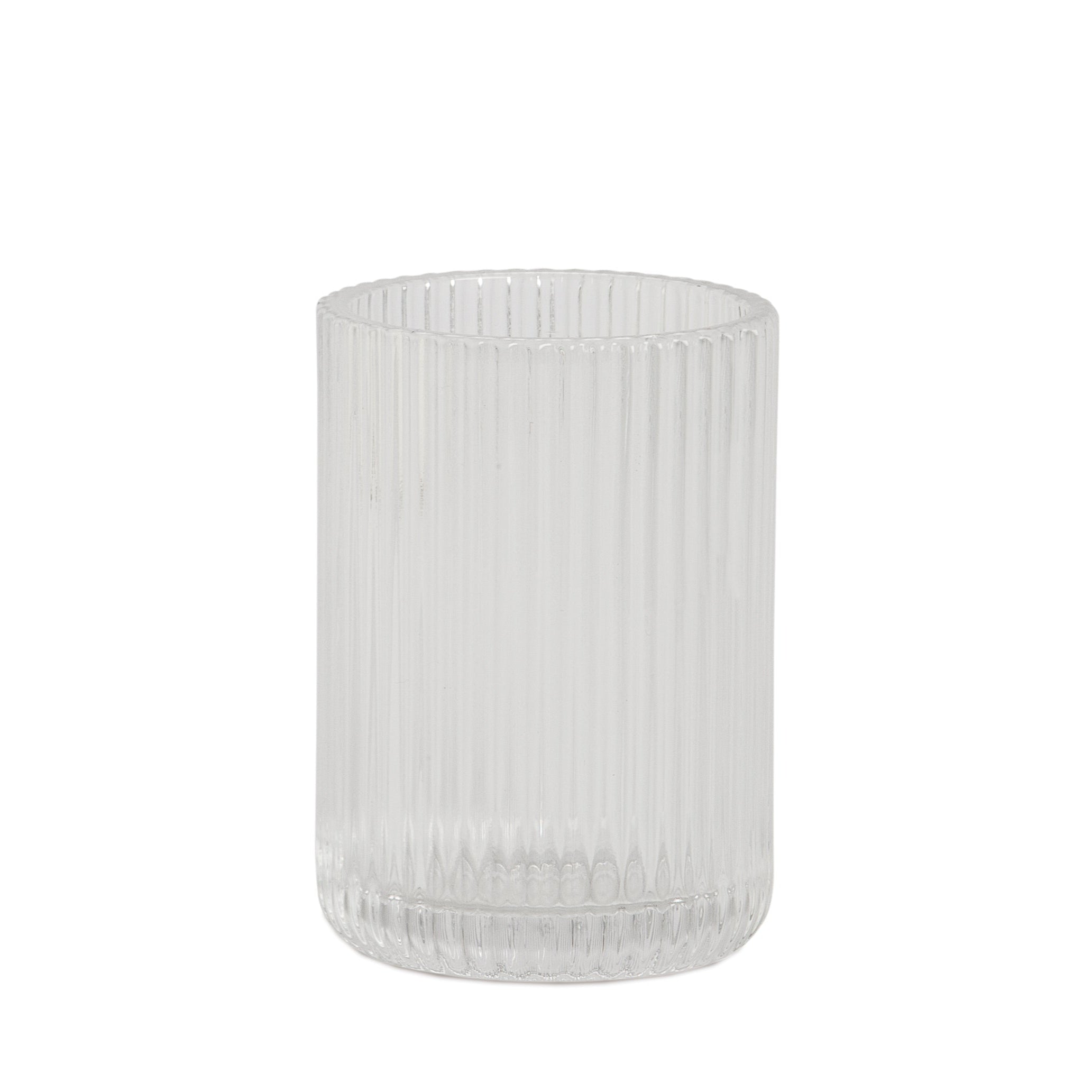 Classic glass bathroom toothbrush holder