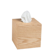 Wooden tissue box