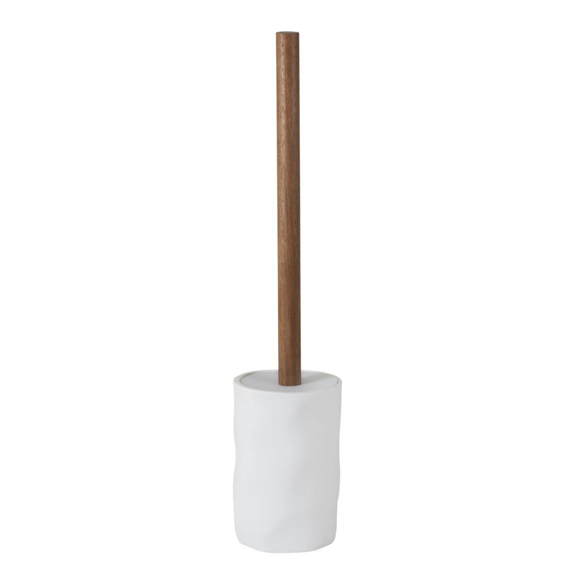 Escobilla de baño blanca de resina