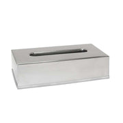 Portapañuelos rectangular de acero inoxidable