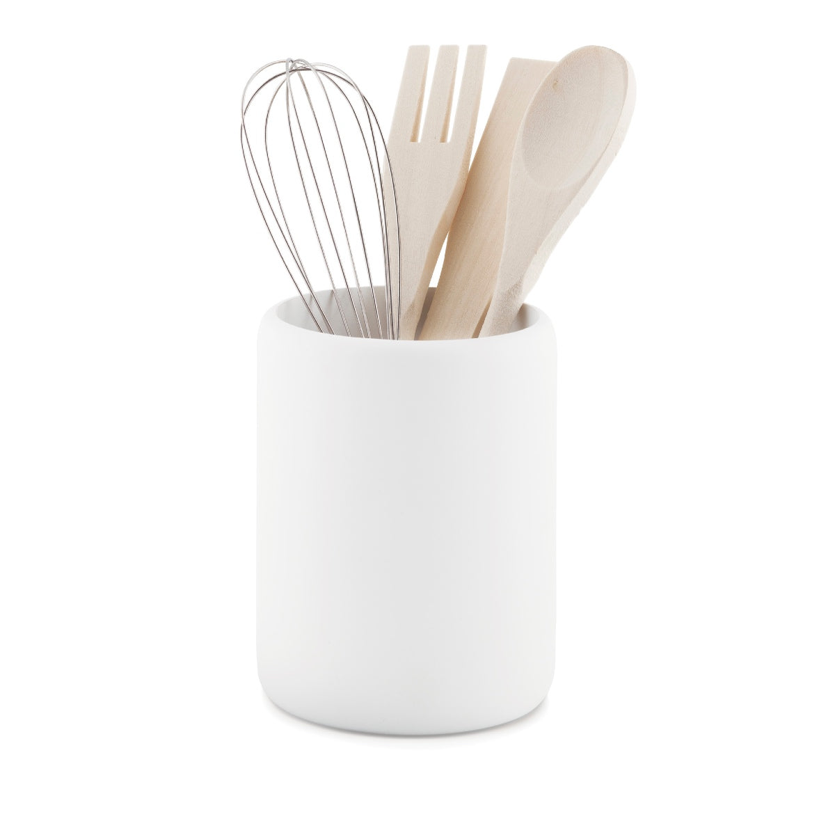 Porta utensilios de cocina blanco nórdico