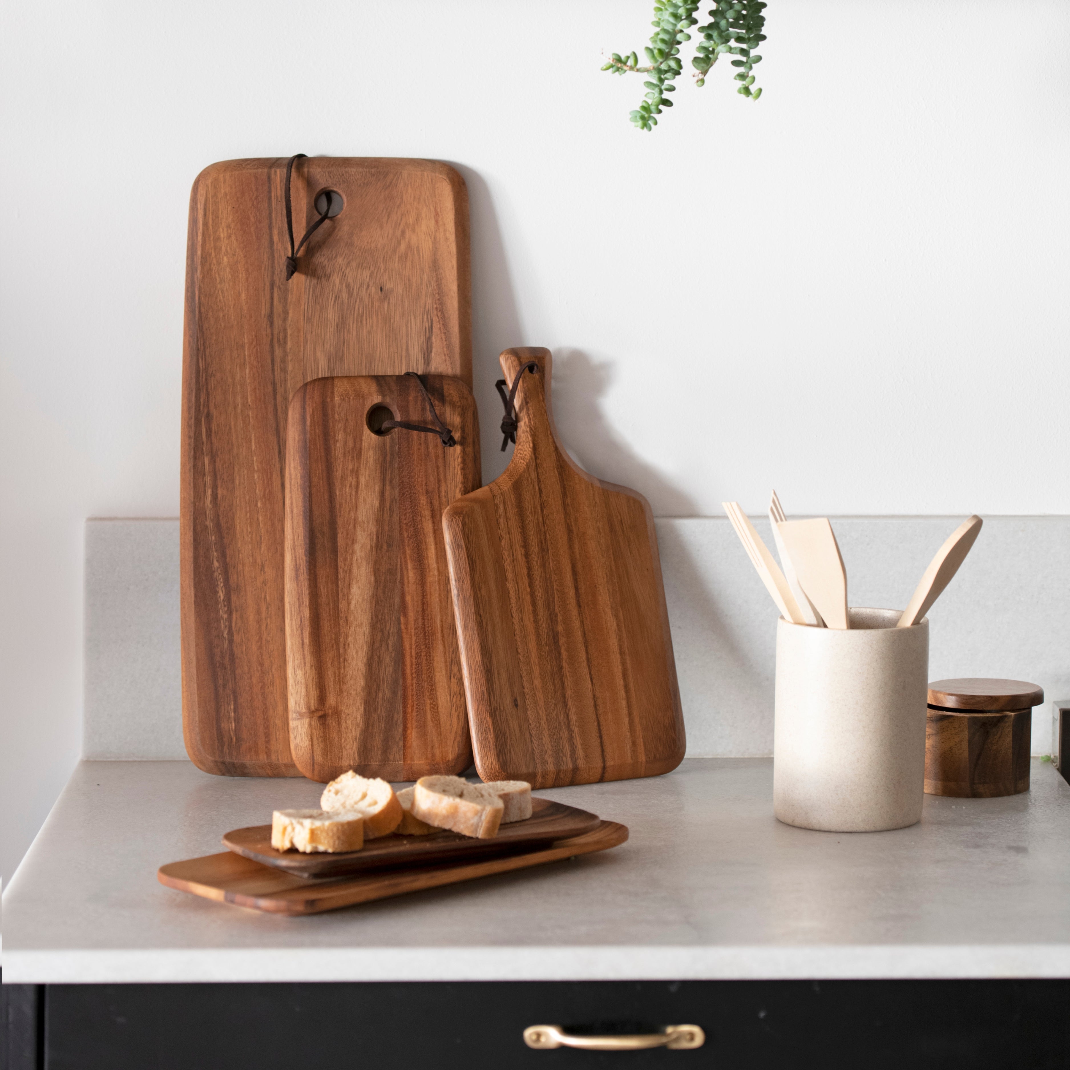 Porta utensilios de cocina blanco nórdico