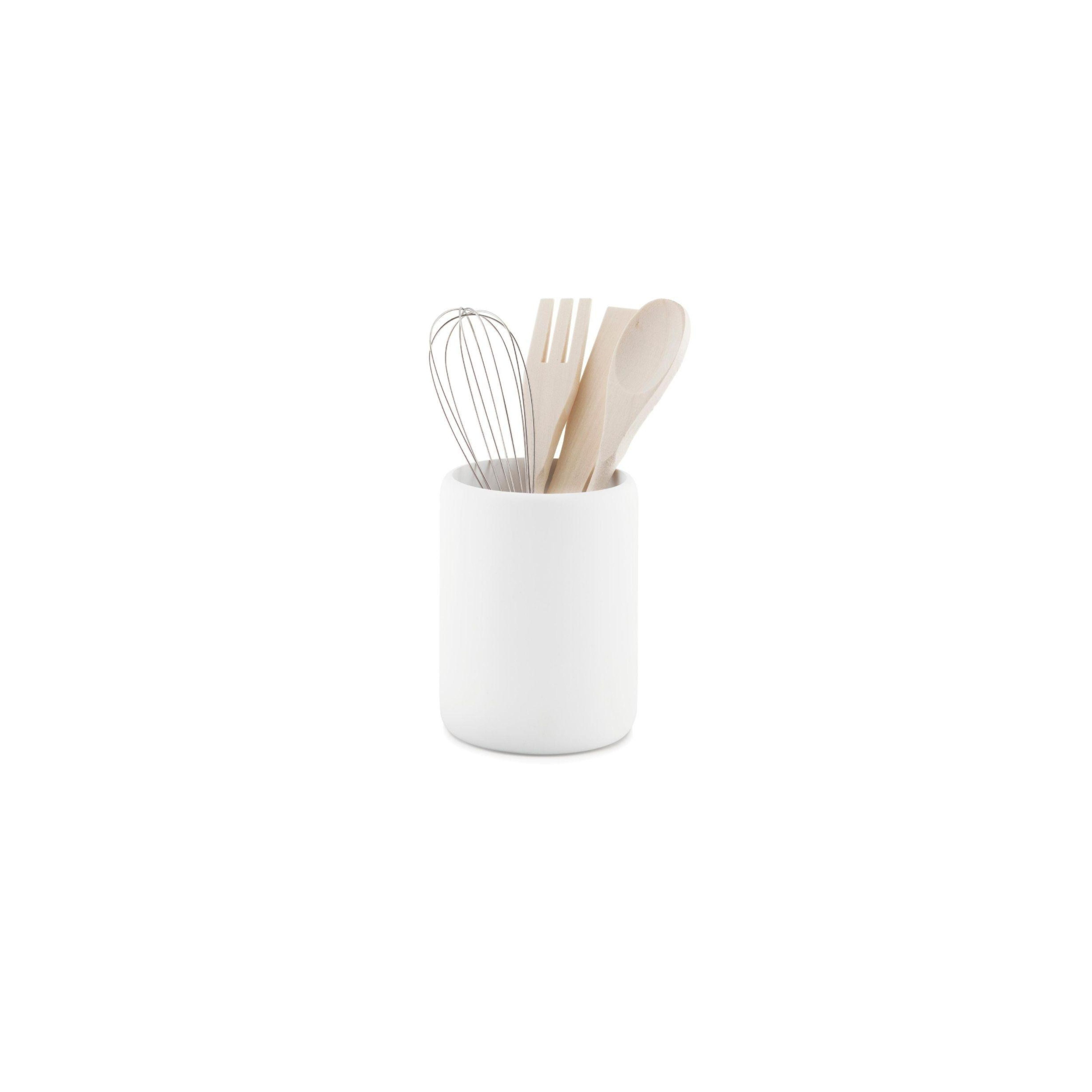 Porta utensilios de cocina blanco nórdico