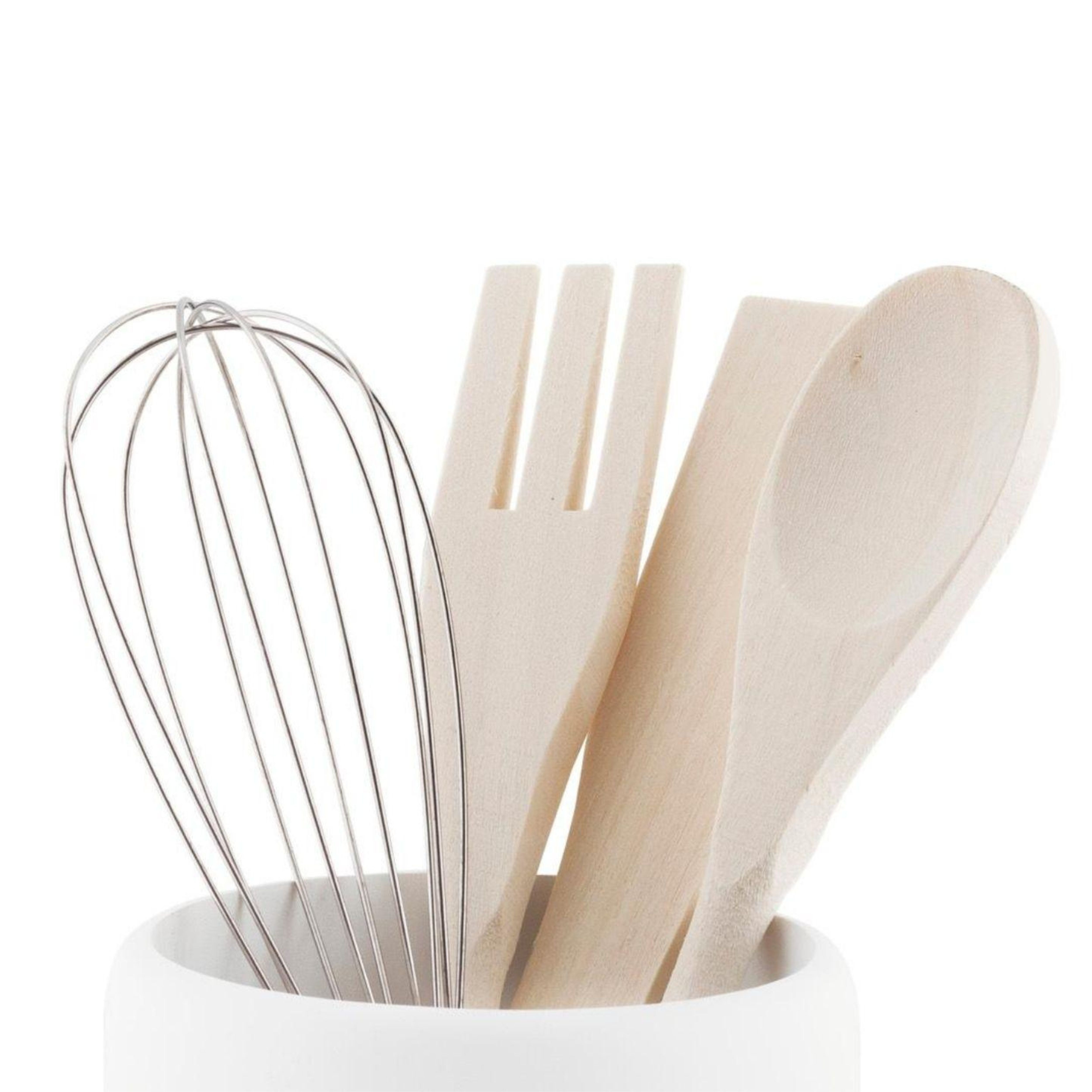 Porta utensilios de cocina blanco nórdico