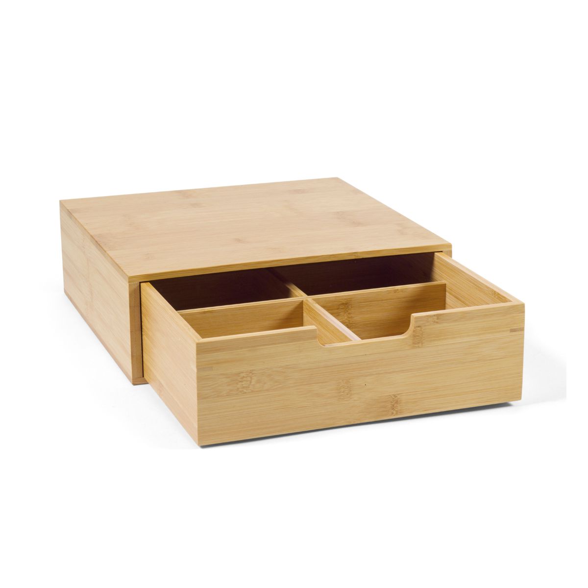 Bamboo coffee capsule box