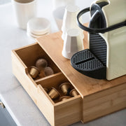 Bamboo coffee capsule box