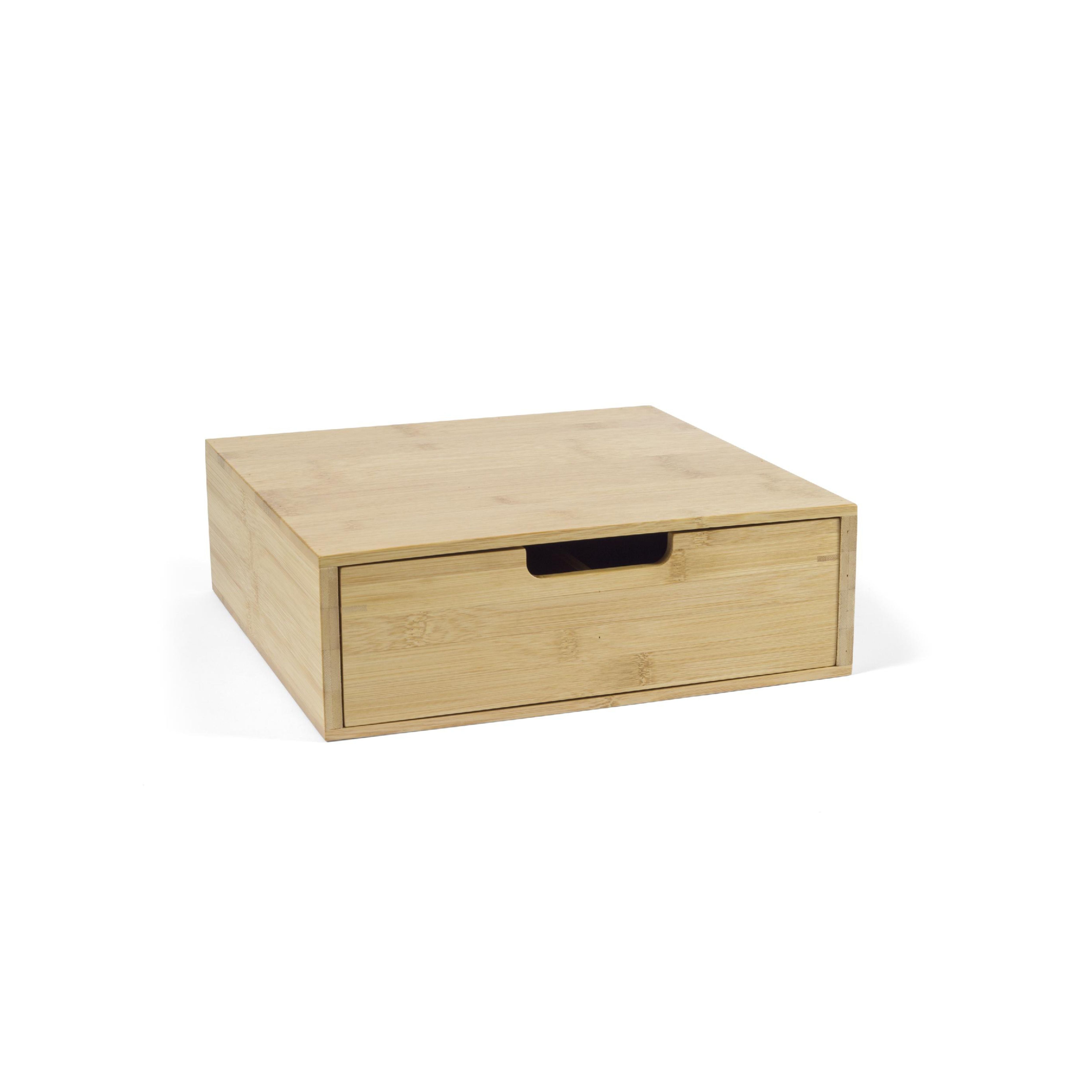 Bamboo coffee capsule box