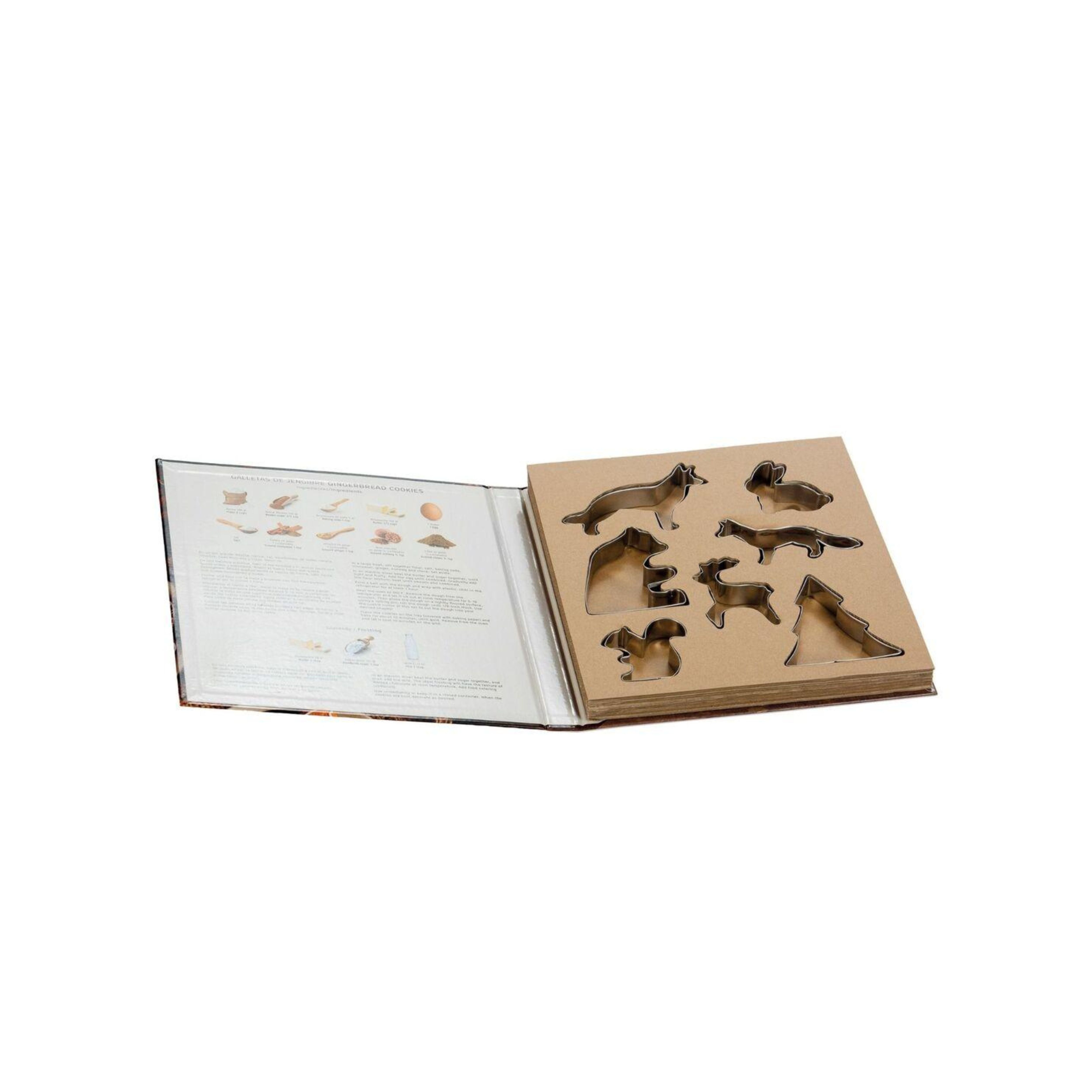 Kit de moldes de galletas infantiles de acero plateado