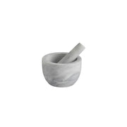 White marble mortar