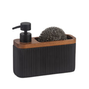 Dispensador de cocina de cerámica negro