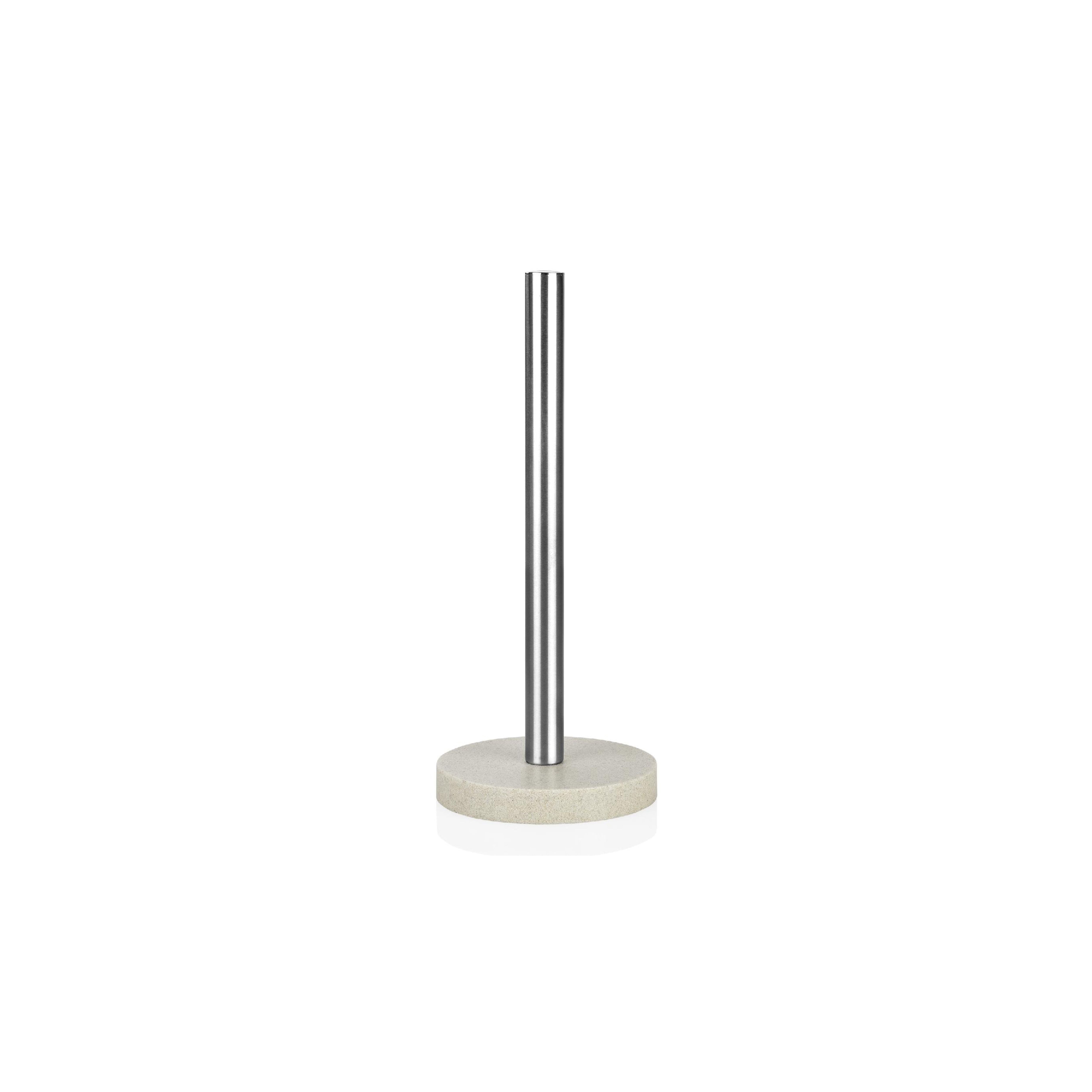 Beige resin kitchen roll holder