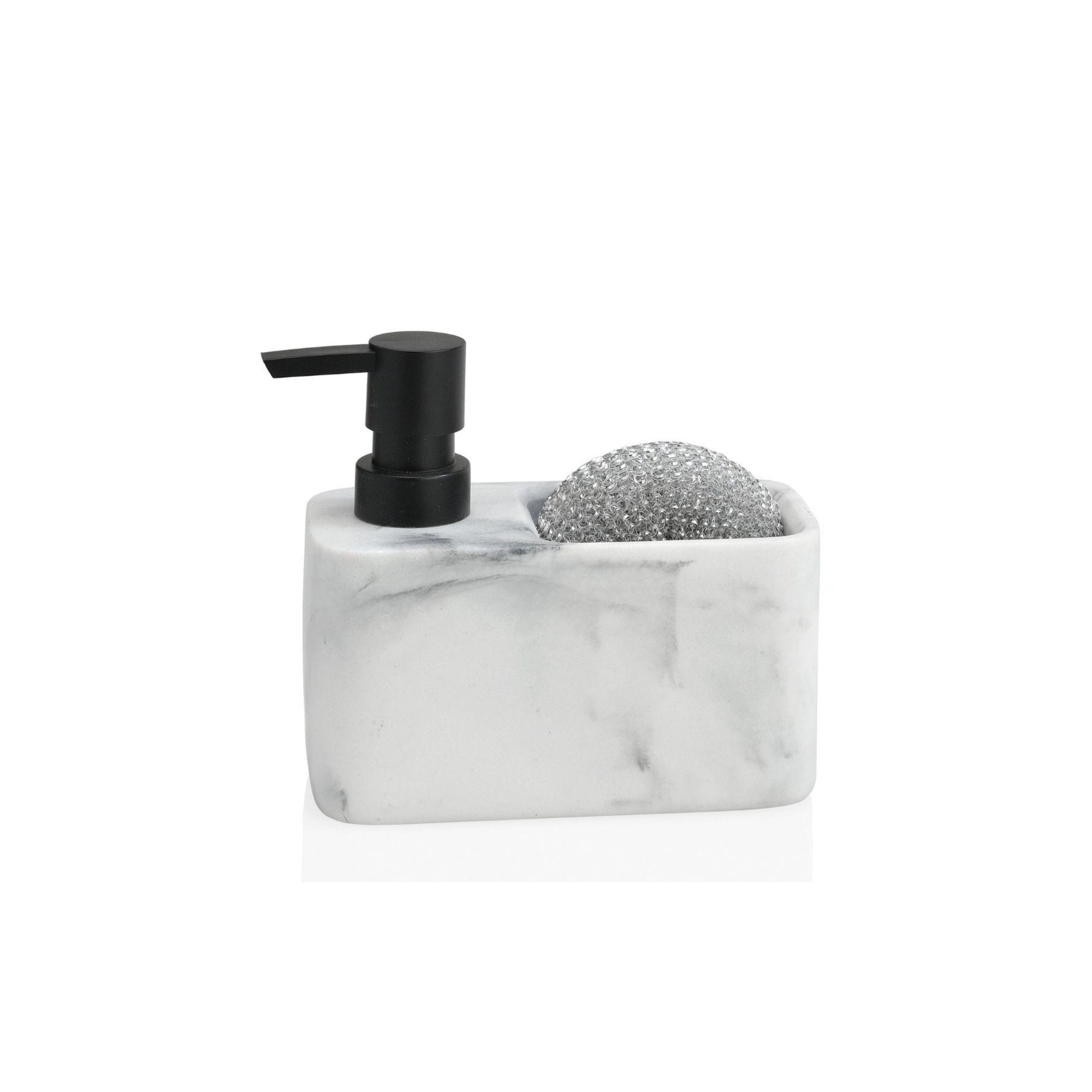 White marble kitchen dispenser