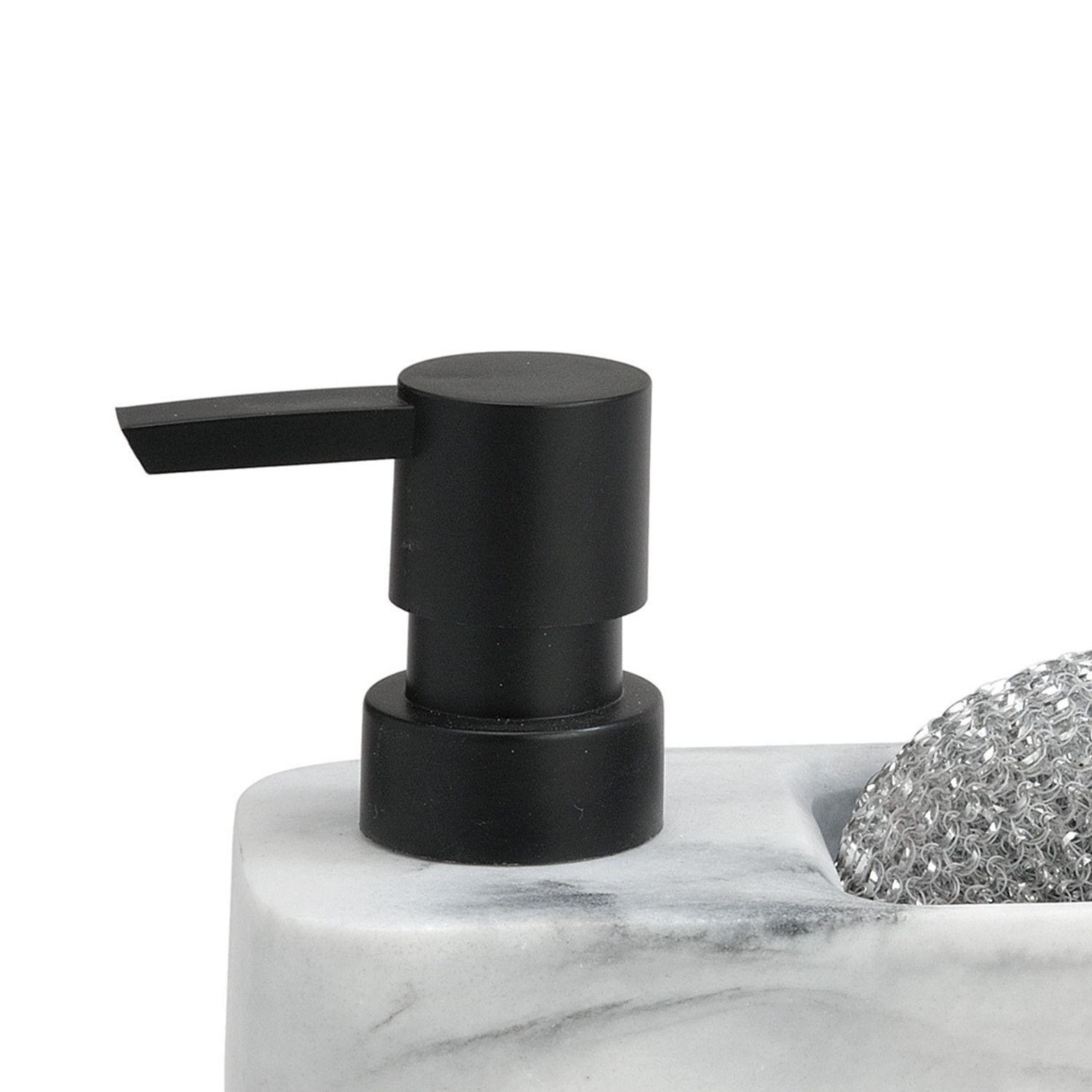 White marble kitchen dispenser