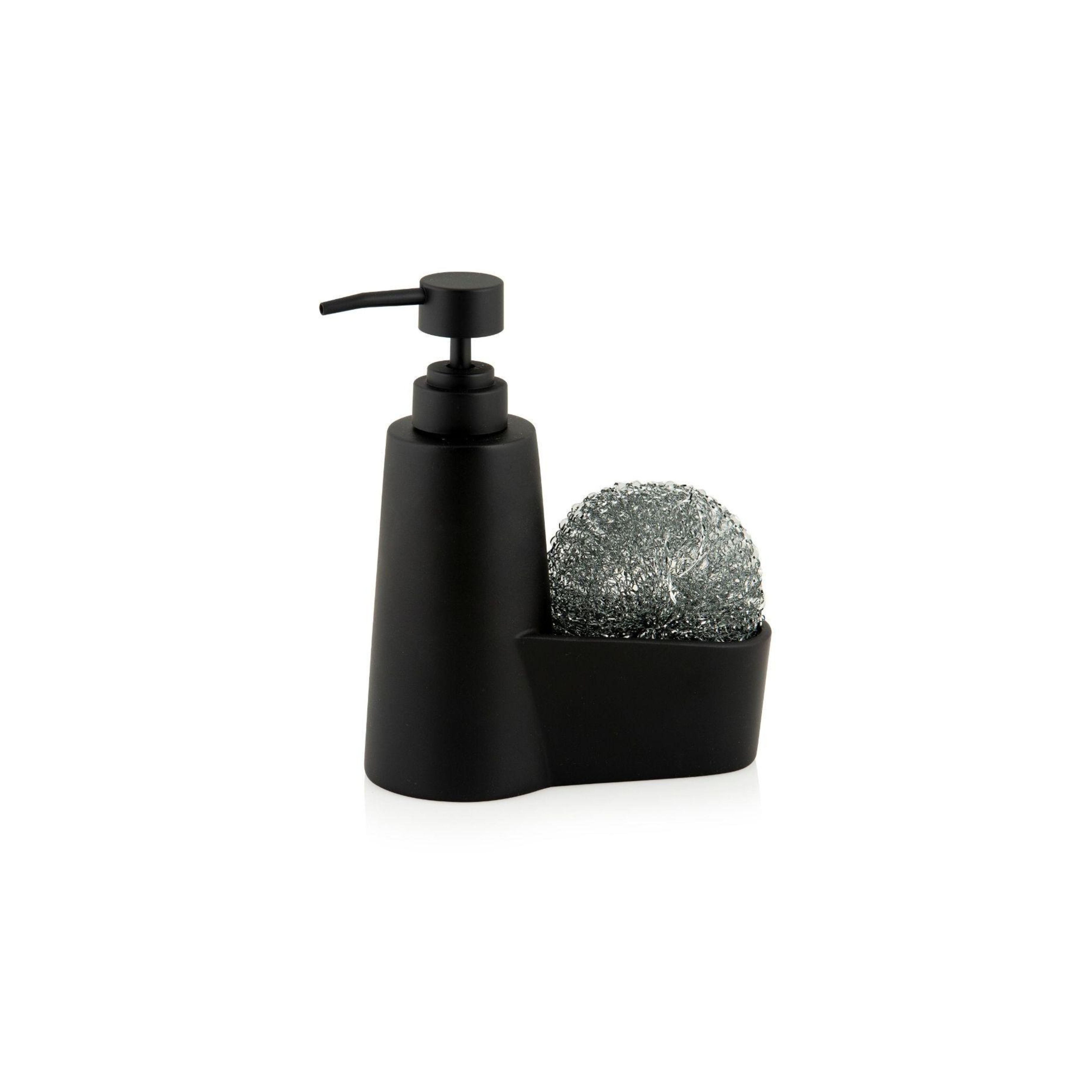 Black plastic kitchen dispenser