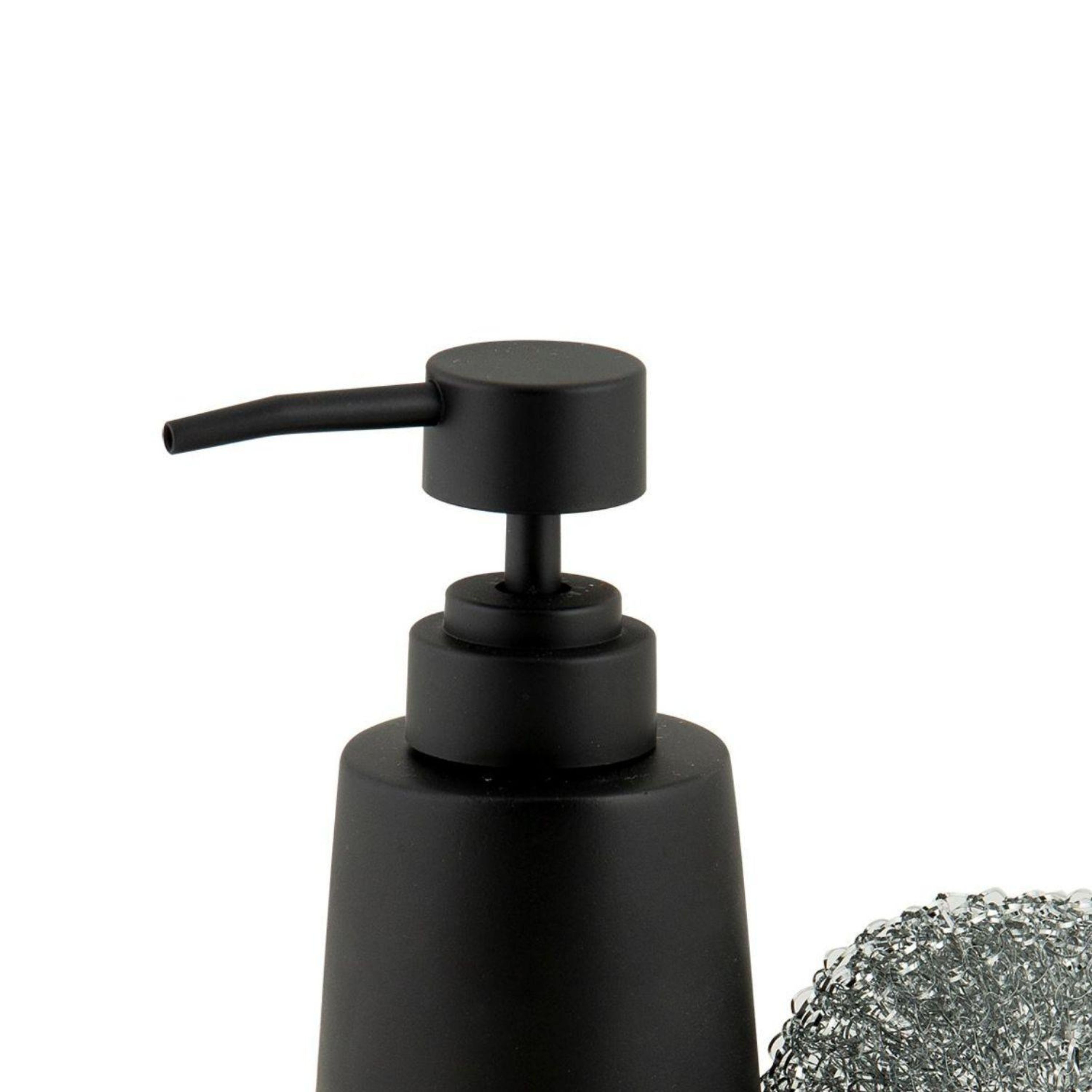 Black plastic kitchen dispenser