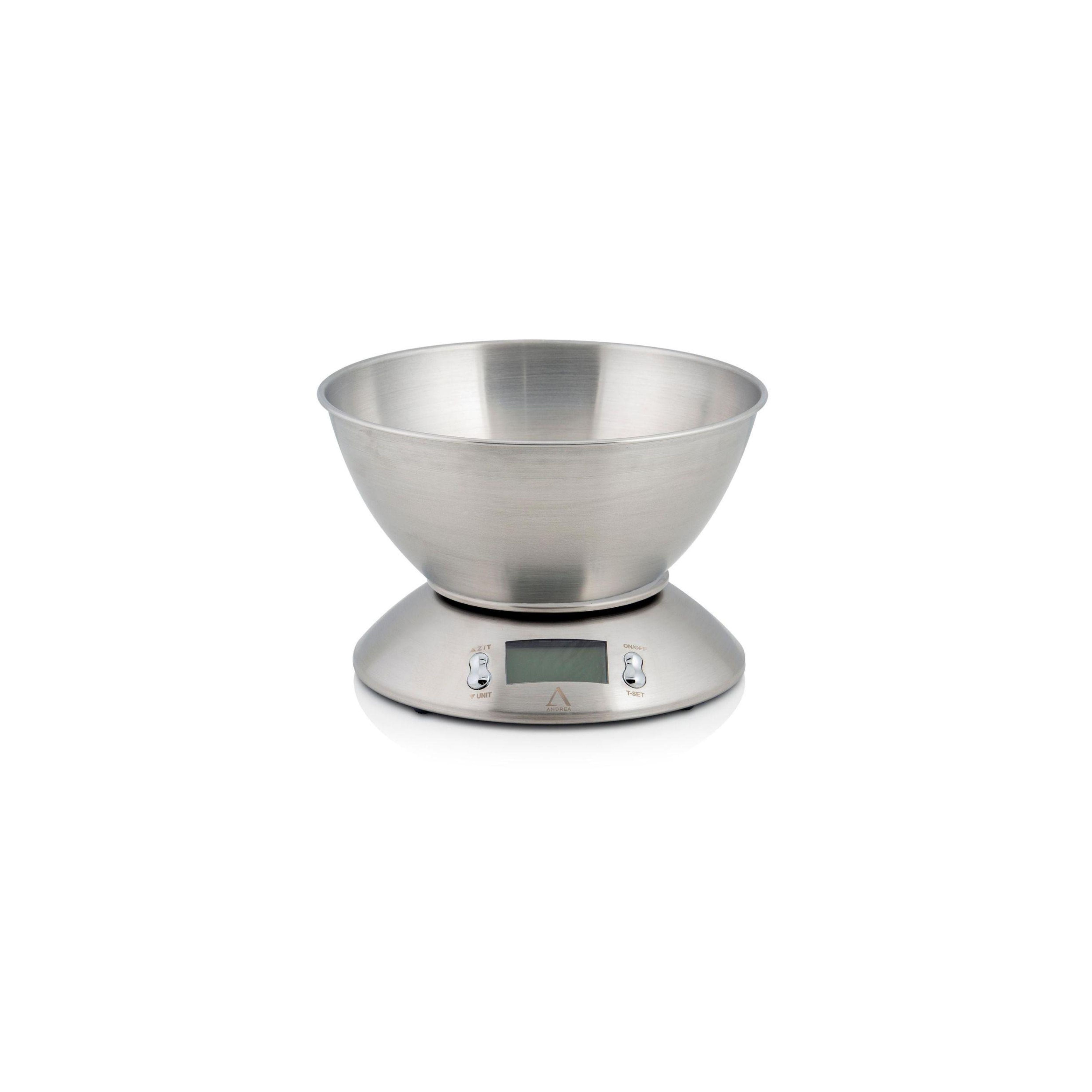 Báscula de cocina digital con cuenco extraíble