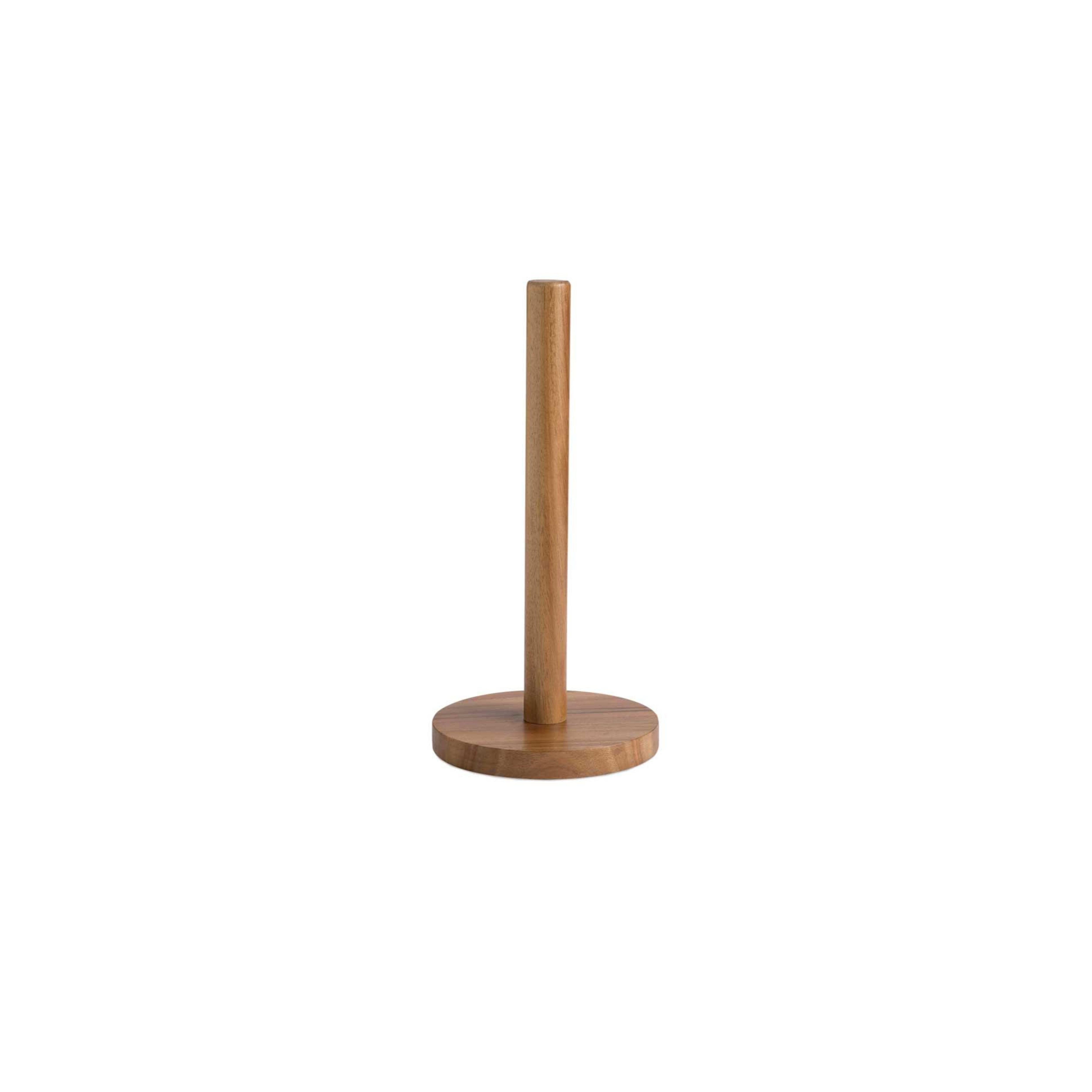 Wooden kitchen roll holder