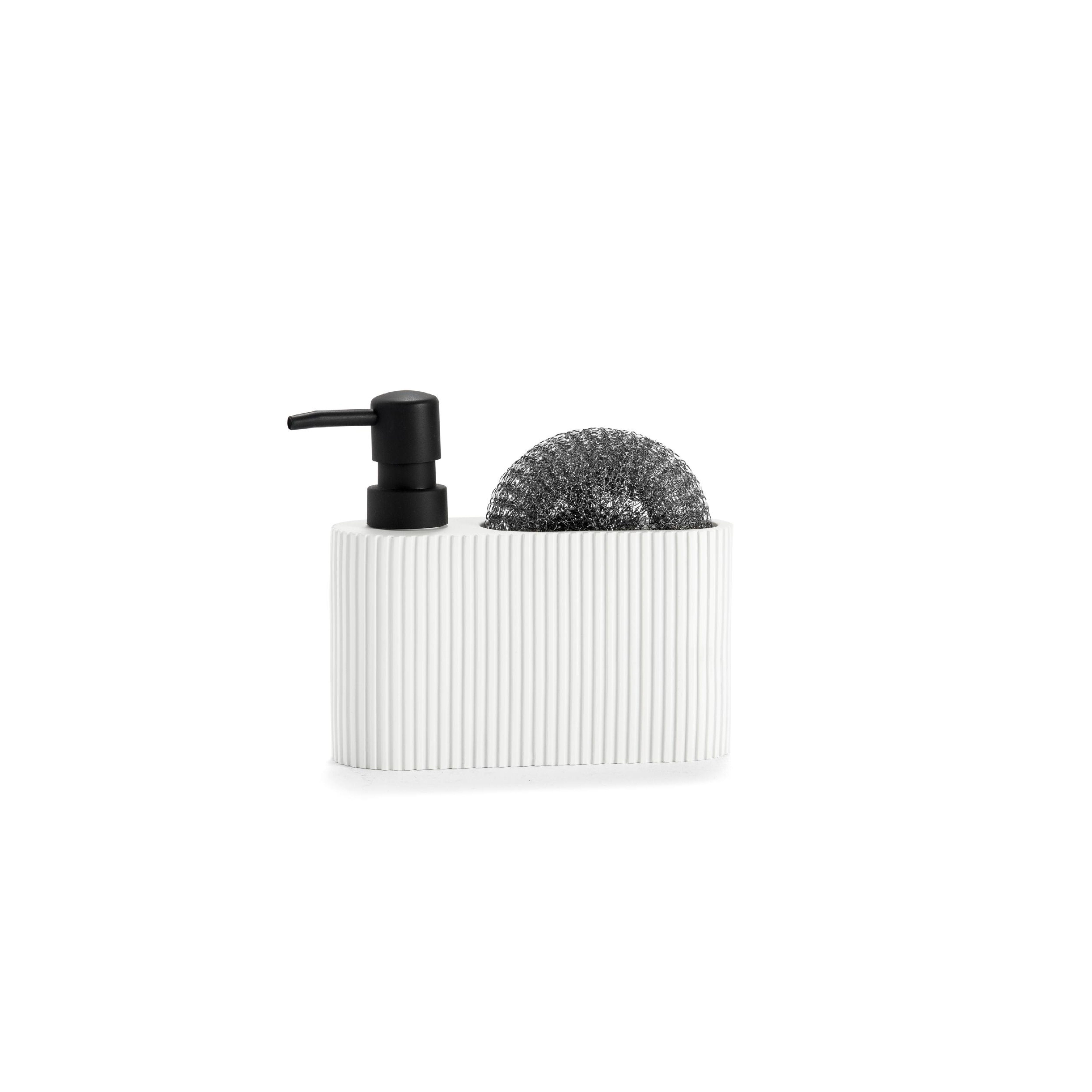 White resin dishwasher dispenser