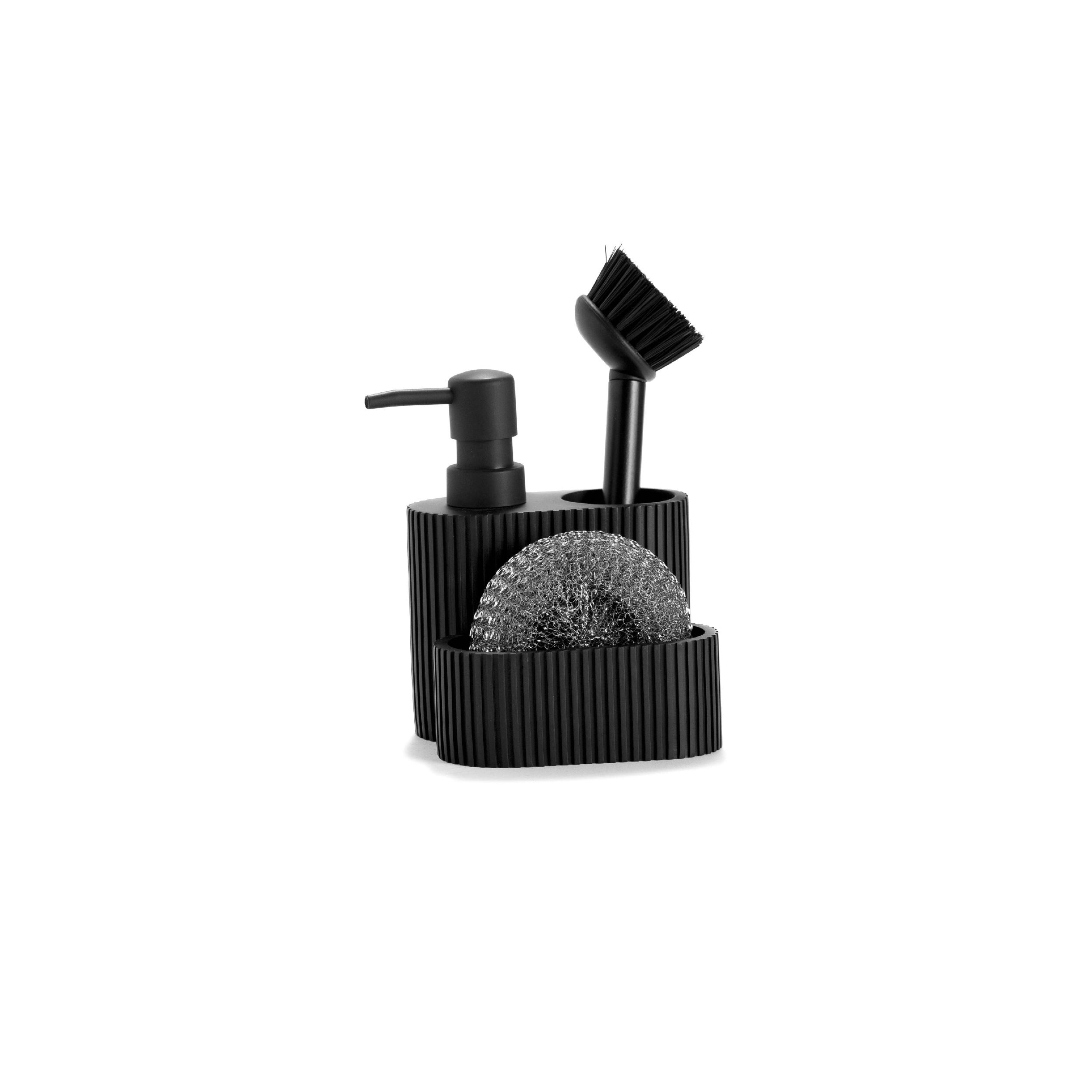 Black resin dishwasher dispenser