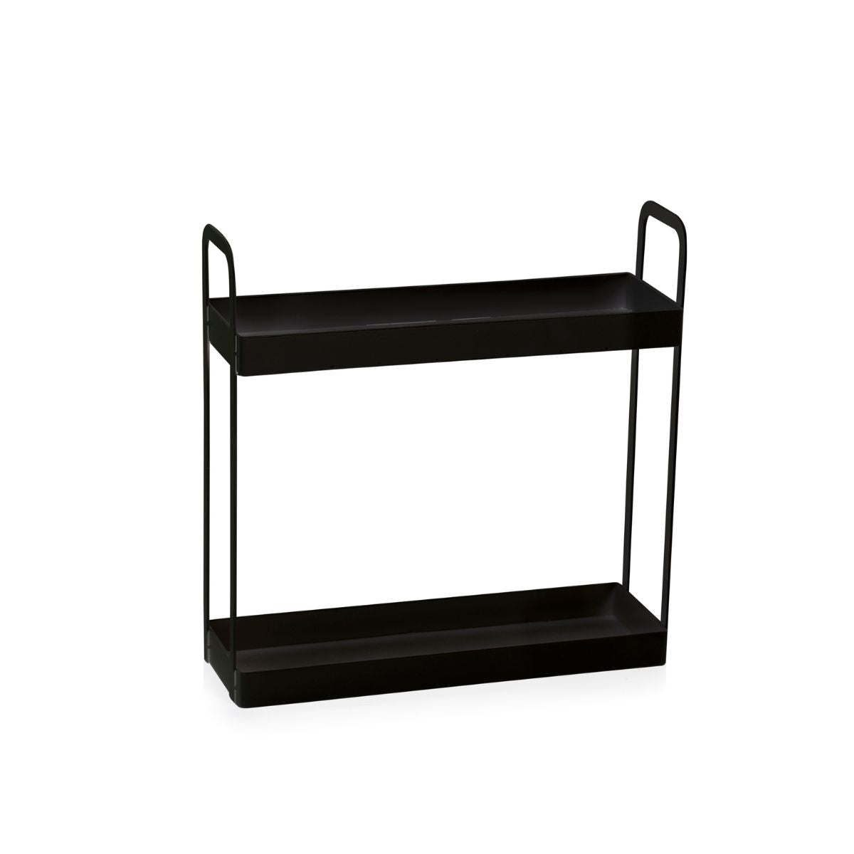 Organizador de cocina de metal negro