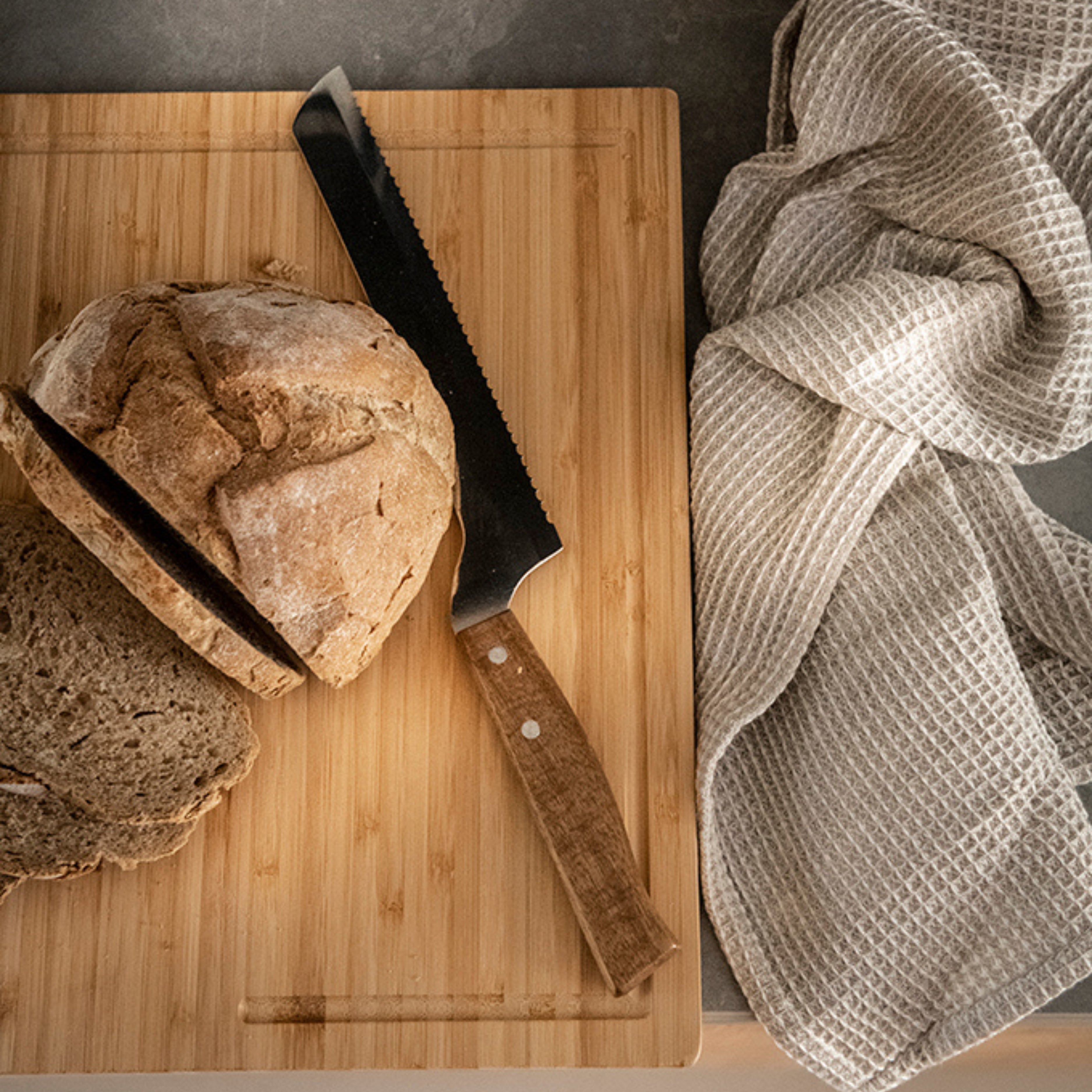 Bamboo cutting board for kitchen