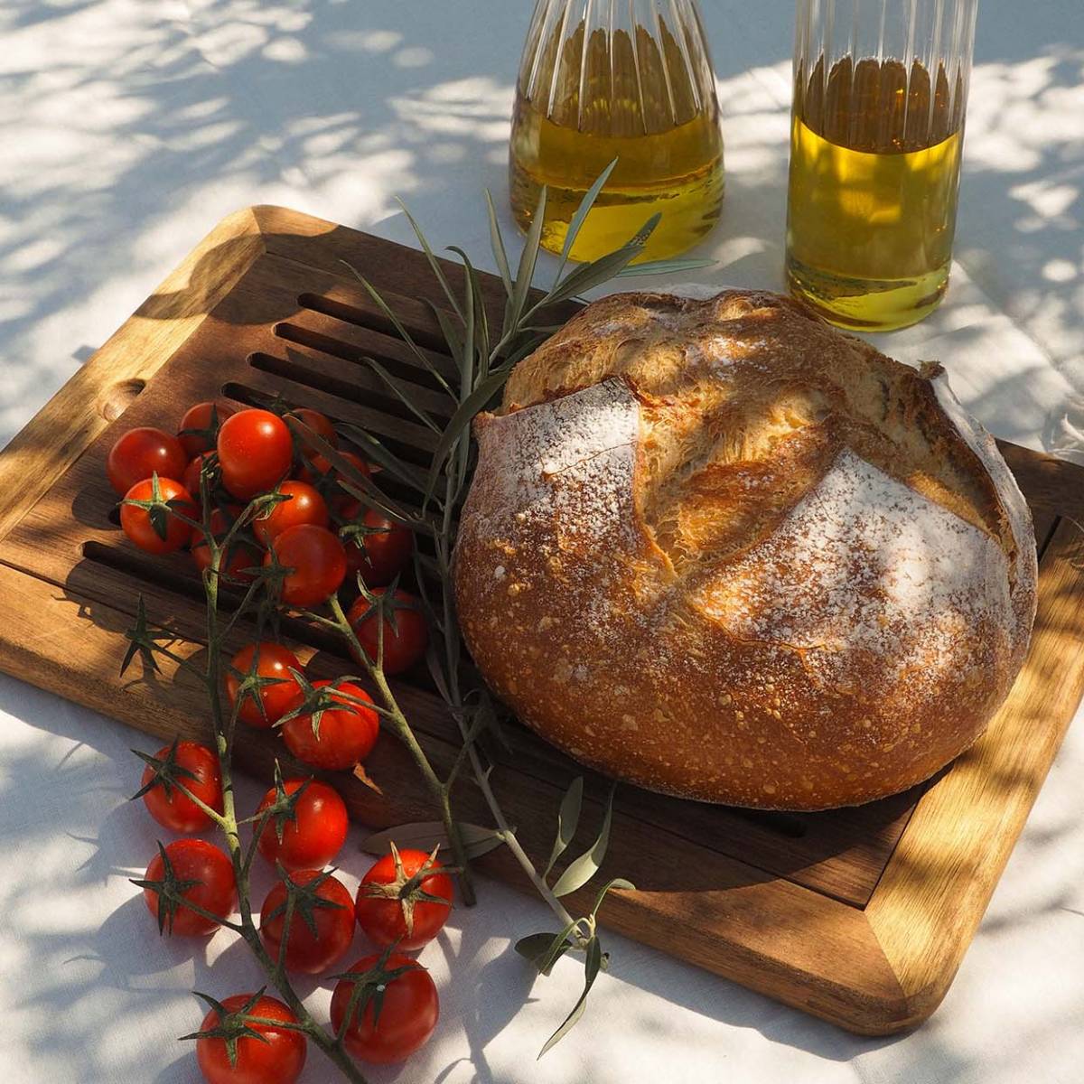 Tabla de cortar de madera de acacia 