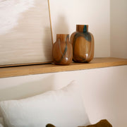 Jarrón decorativo de cristal Acapulco Ø19x29