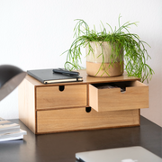 Organizador para el escritorio de madera