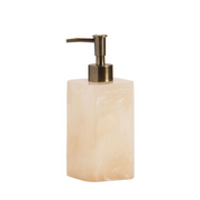 Dispensador de poliresina blanca vintage