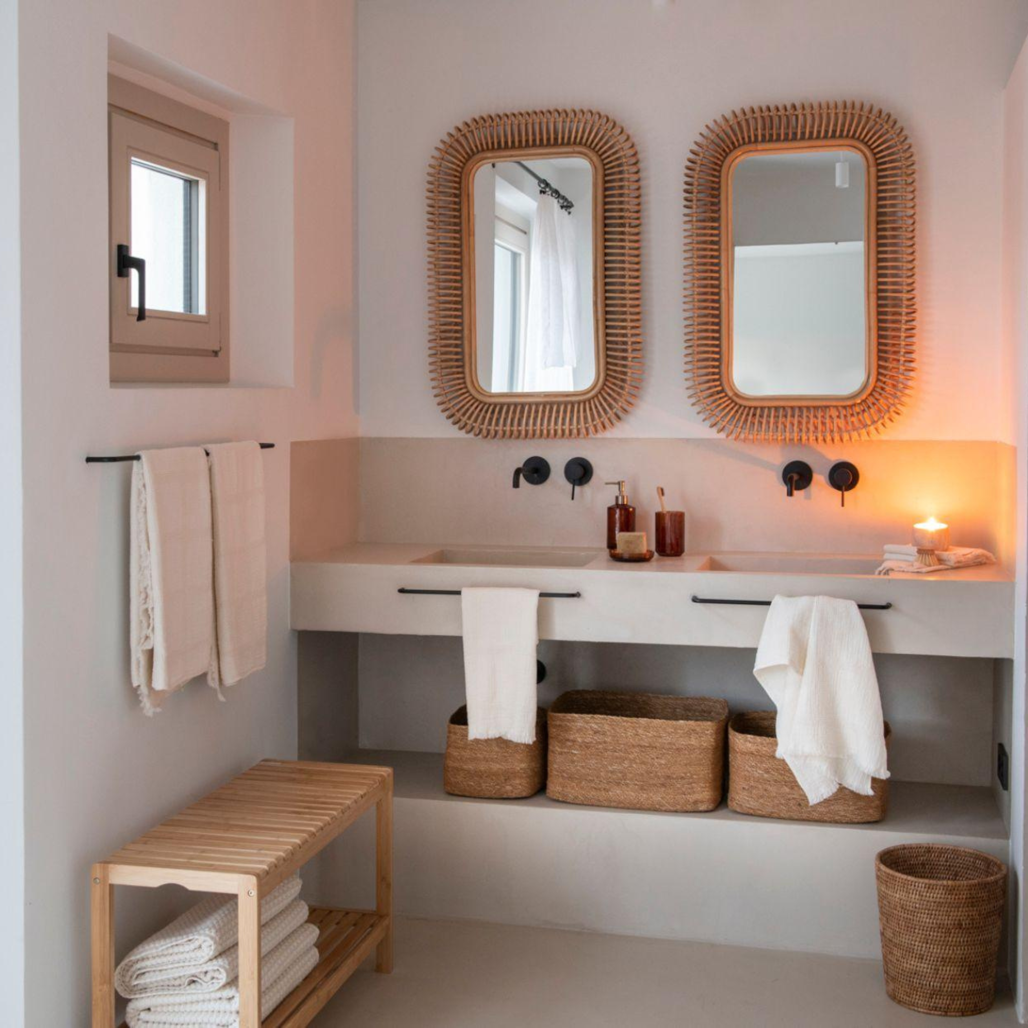 Jabonera de baño de cristal marrón