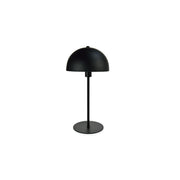 Black metal industrial table lamp