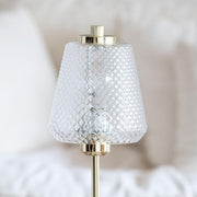 Classic golden crystal table lamp