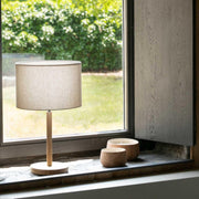 Modern wooden table lamp
