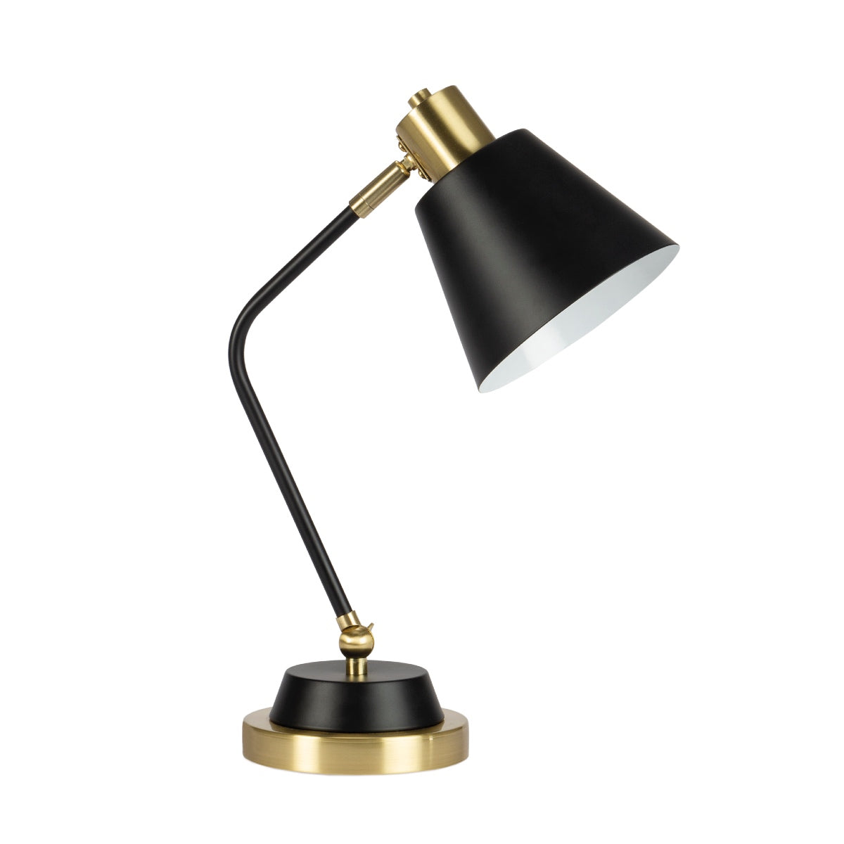 Vintage black metal table lamp