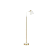 Vintage white metal floor lamp