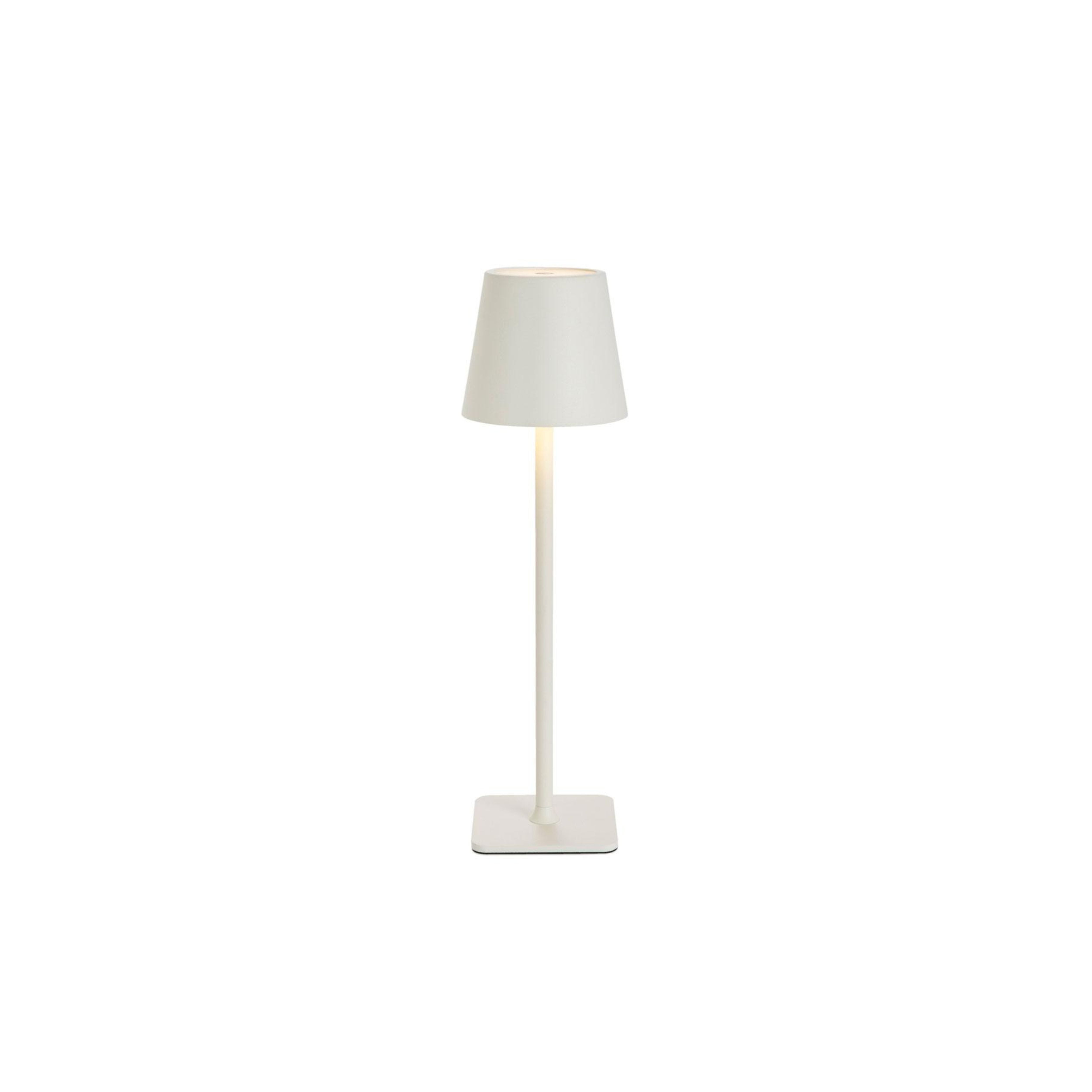 White wireless LED lamp