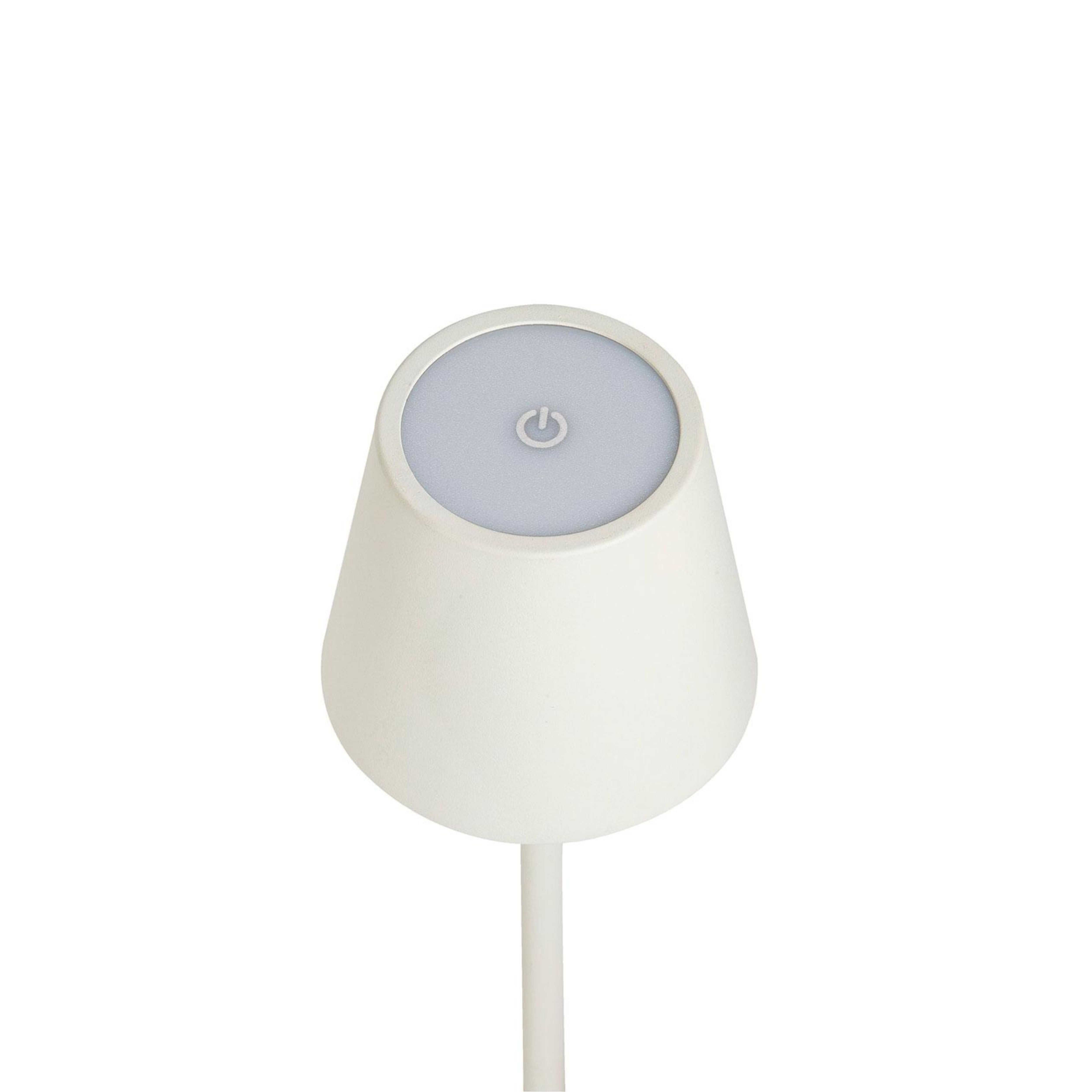 White wireless LED lamp