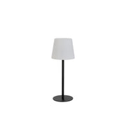 Black metal wireless LED lamp