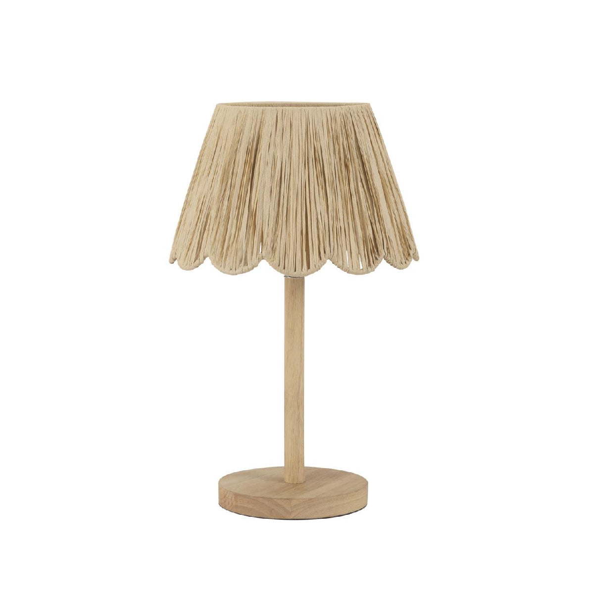 Lámpara de cuerda y madera Frida