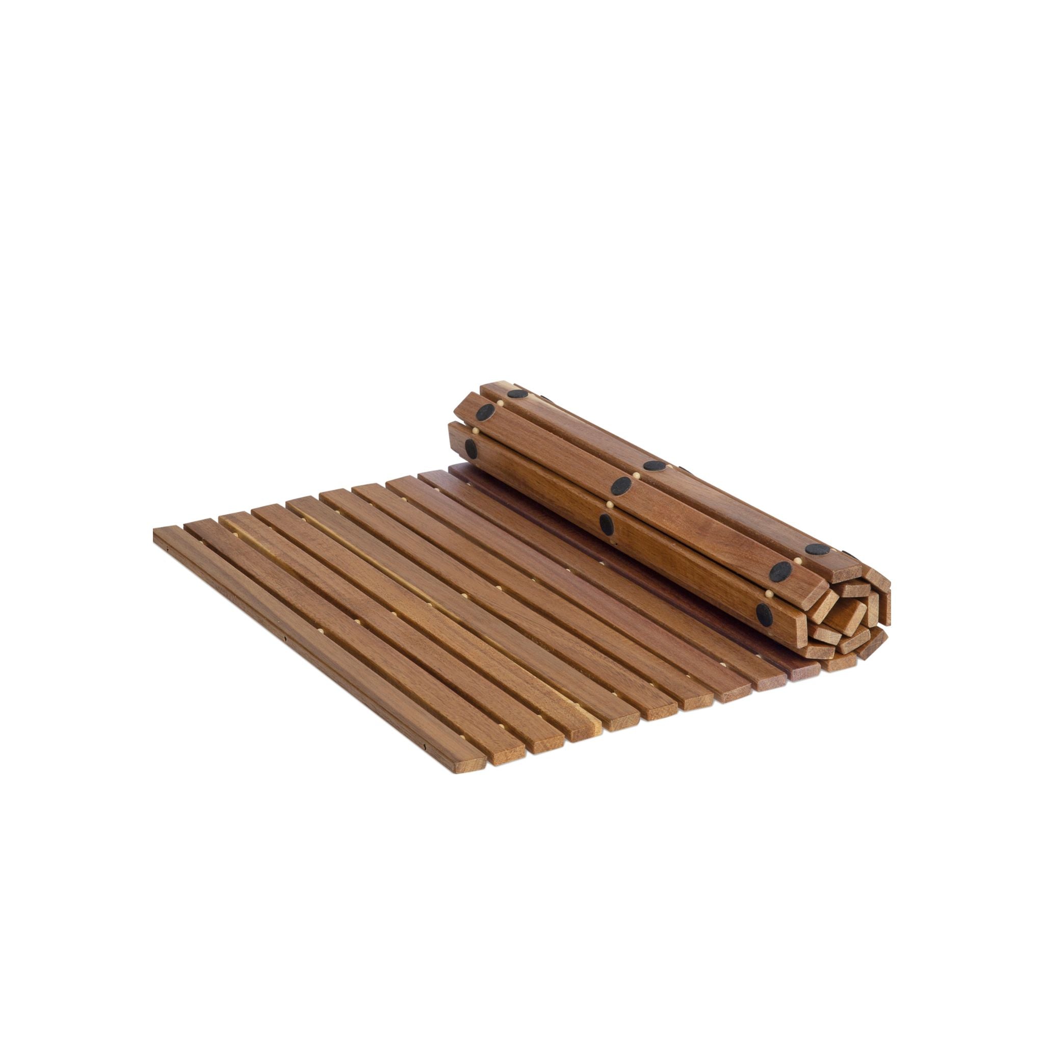 Wooden bath mat