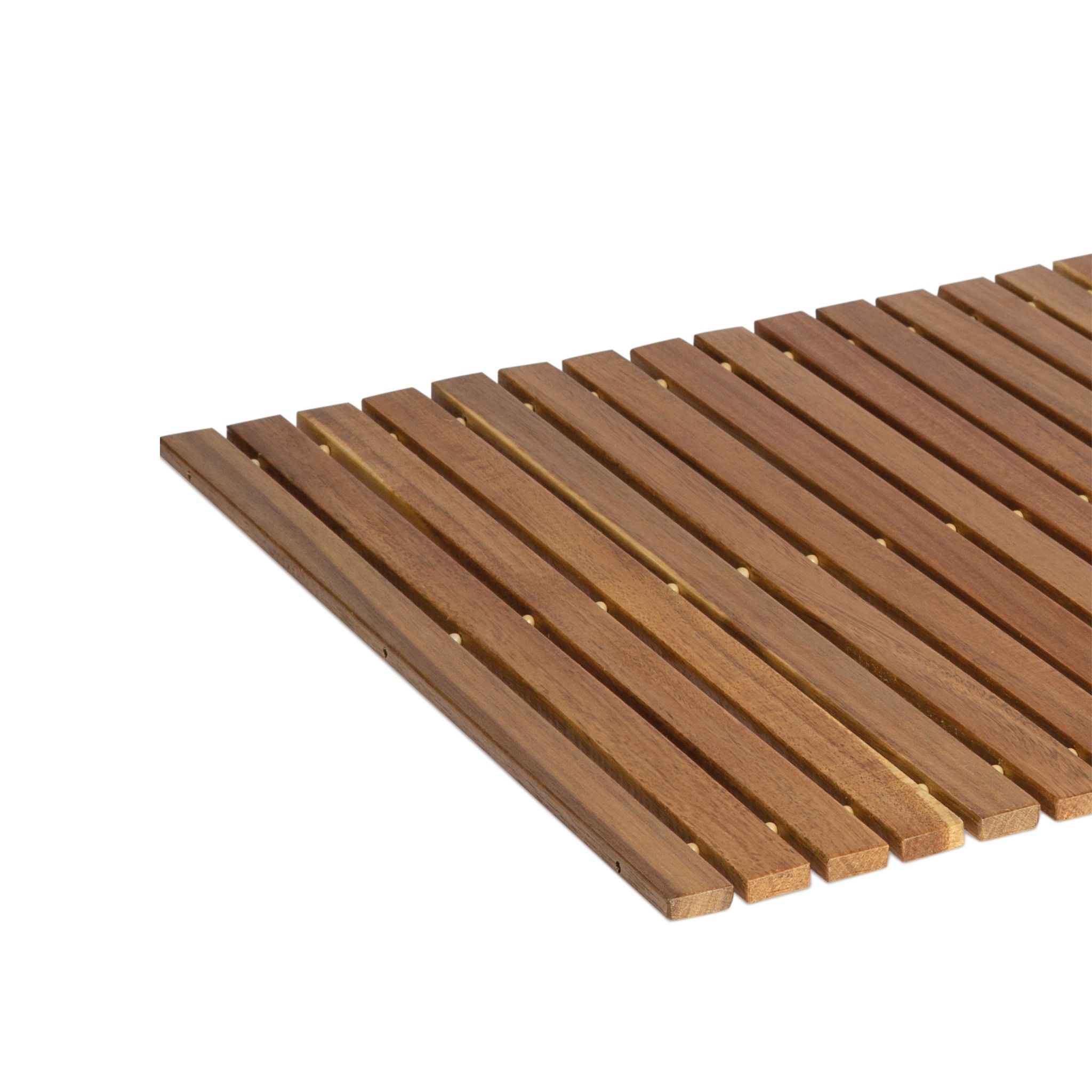 Wooden bath mat