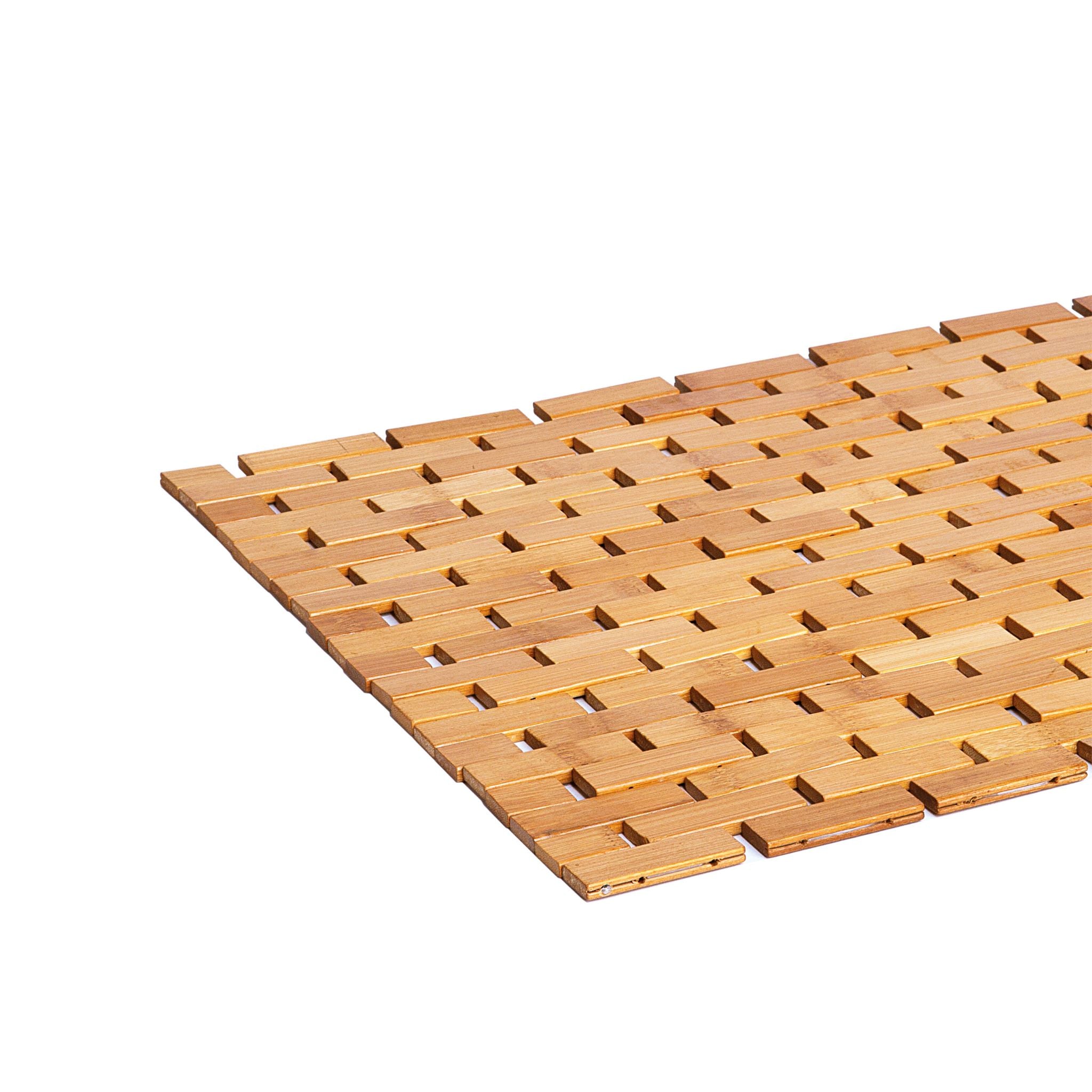 Bamboo bath mat