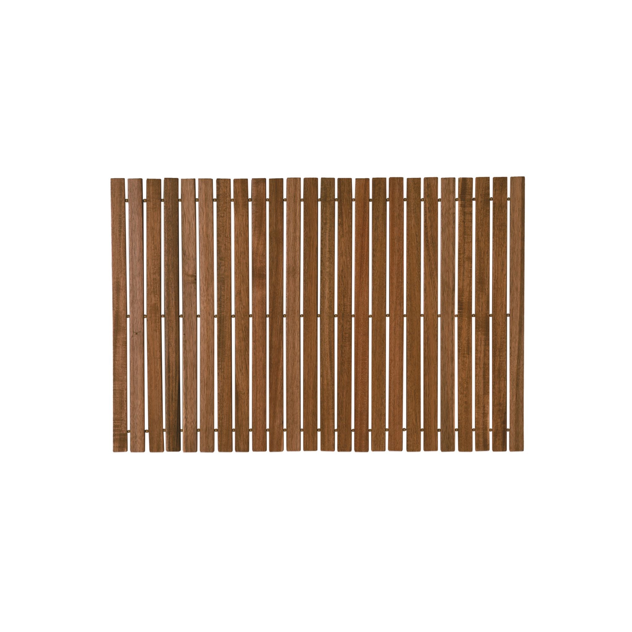 Wooden bath mat