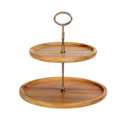 Soporte de cocina de madera marrón para galletas